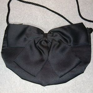 Satin evening bag
